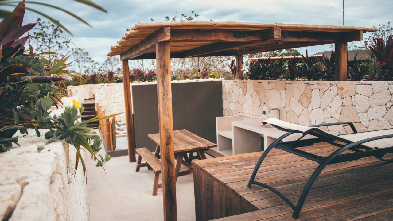 Vida Jungle Boho Apart 13 With Special Fee To Access Hotel Bardo Tulum Eksteriør bilde